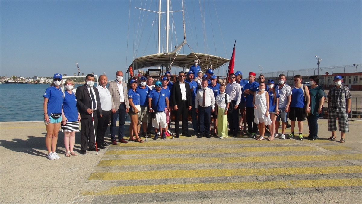 Mersin'de engellilere yönelik “Ruhun Yelkenleri” projesi kapsamında etkinlik yapıldı