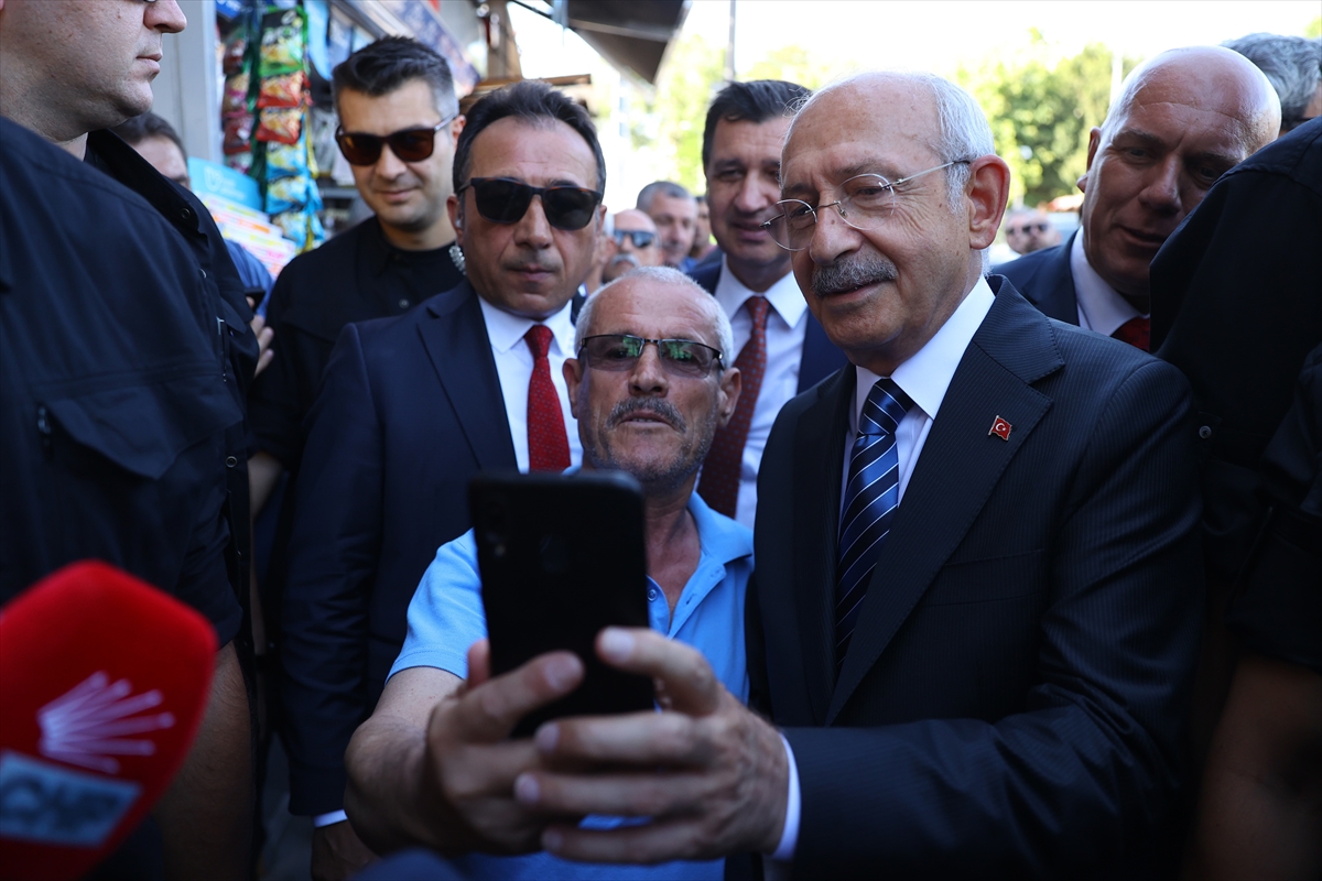 CHP Genel Başkanı Kılıçdaroğlu, Edirne'de esnafı ziyaret etti: