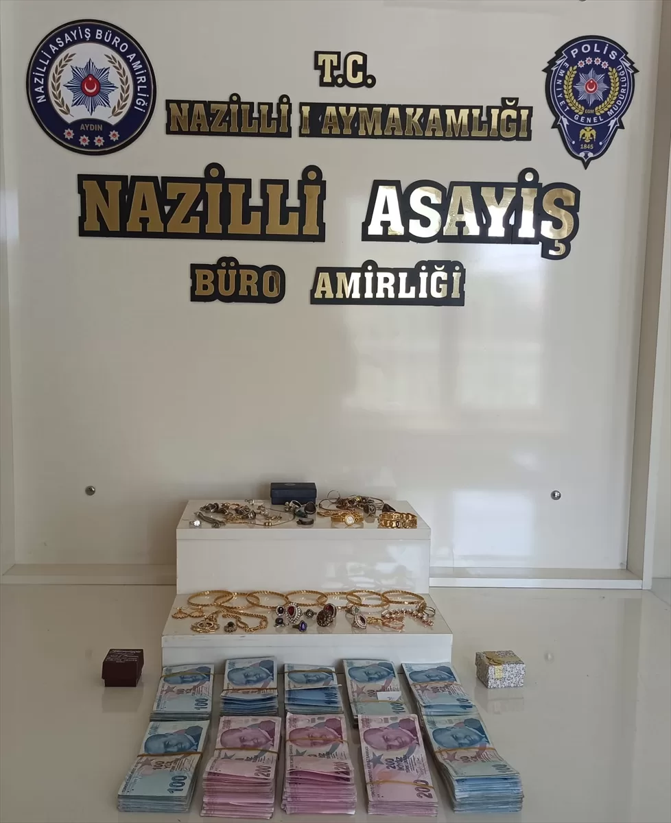 Aydın’da bir evden 2 milyon liralık ziynet eşyası ile para çalan kişi yakalandı