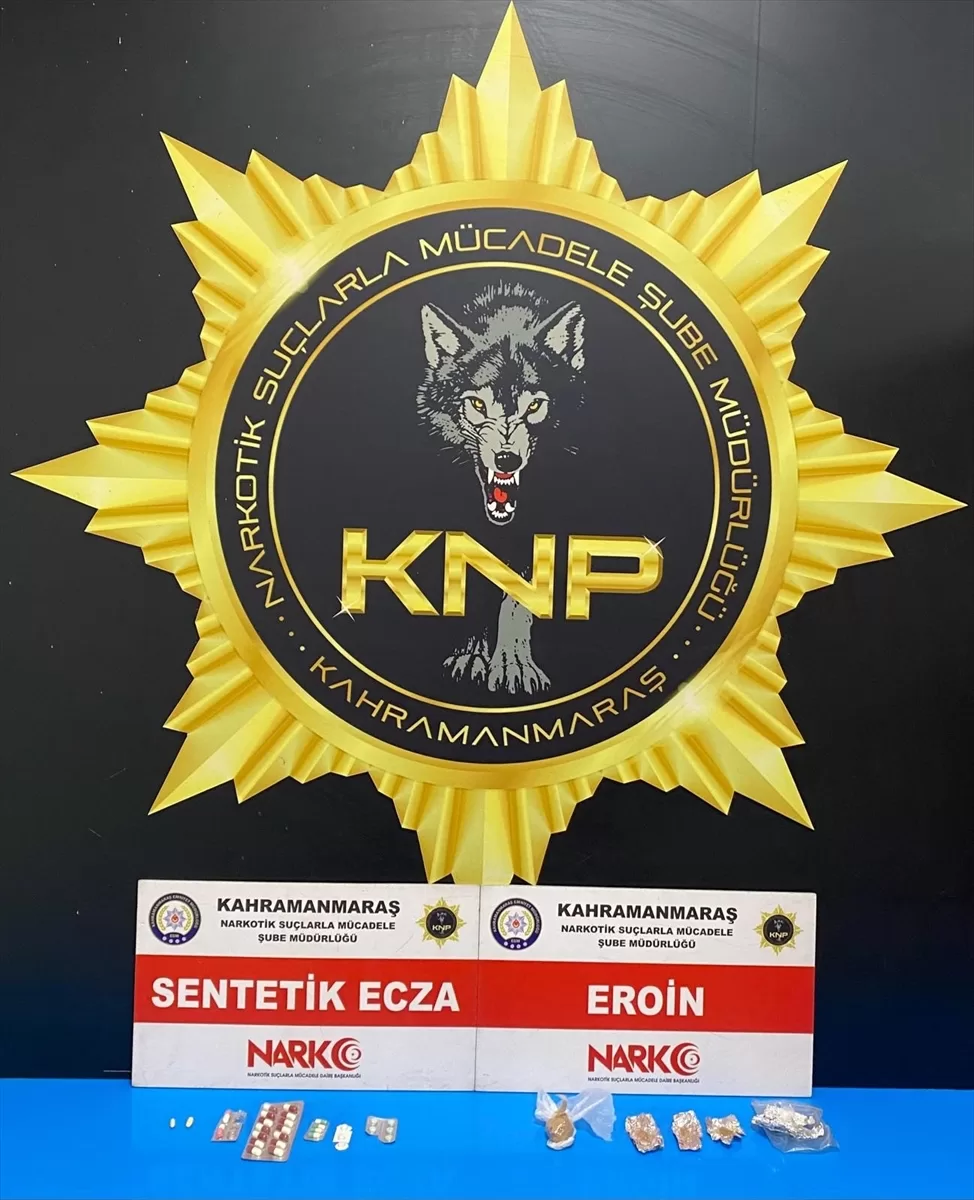 Kahramanmaraş'ta uyuşturucu operasyonunda 2 zanlı tutuklandı