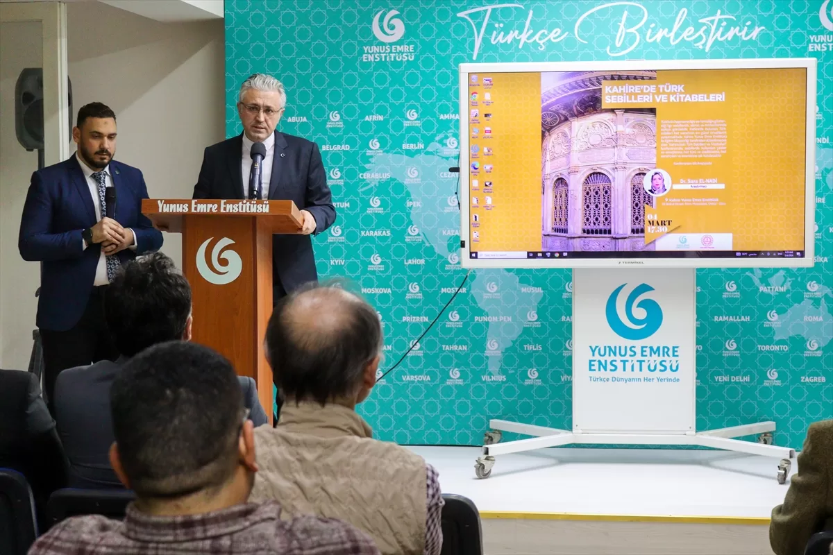 YEE, Mısır'da “Kahire'de Türk Sebilleri ve Kitabeleri” konferansı düzenledi
