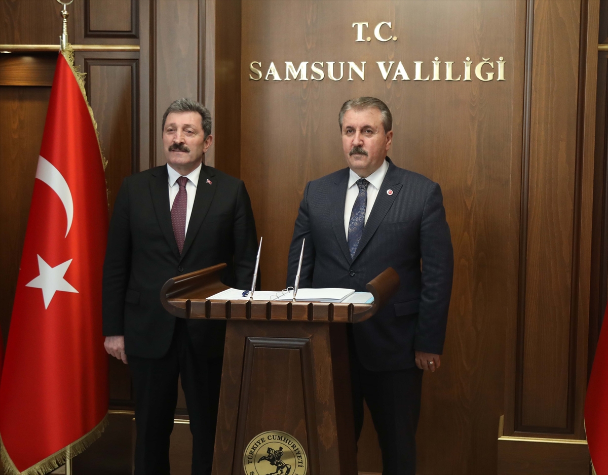 BBP Genel Başkanı Destici, Samsun’da basın toplantısı düzenledi