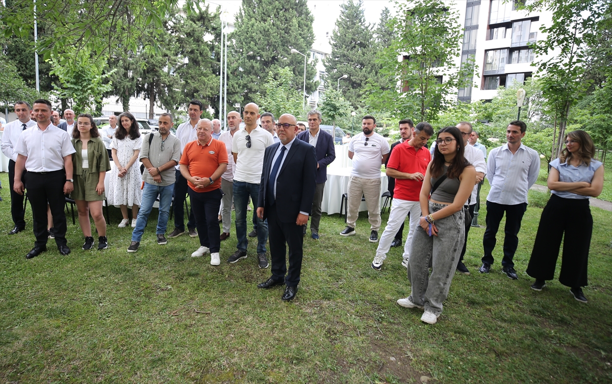 Türkiye'nin Tiflis Büyükelçiliği'nde bayramlaşma programı yapıldı