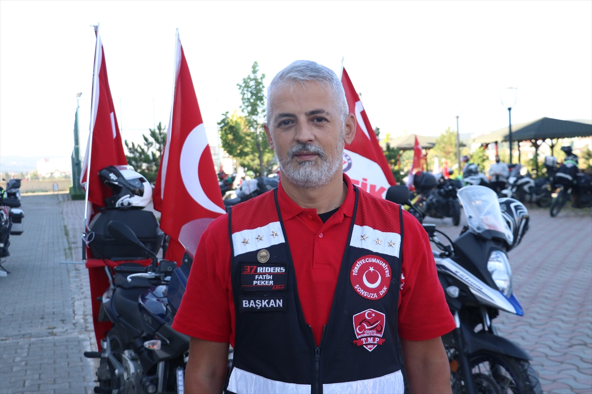 “İnebolu'dan Ankara'ya İstiklal Sürüşü” ikinci gününde devam ediyor