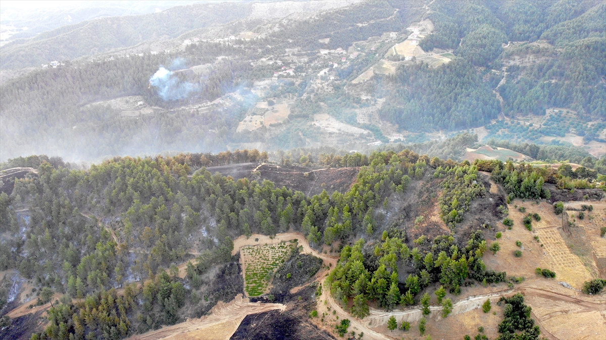 GÜNCELLEME – Kahramanmaraş'ta çıkan orman yangını kontrol altına alındı