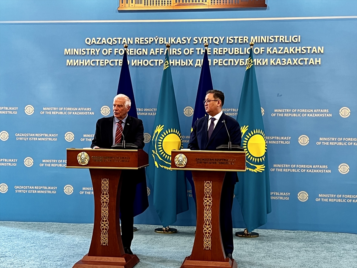 AB Dış İlişkiler ve Güvenlik Politikası Yüksek Temsilcisi Borrell, Kazakistan'da temaslarda bulundu