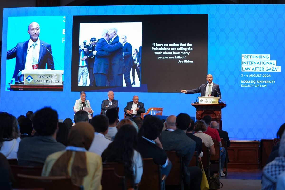 Boğaziçi Üniversitesindeki konferansta “İşgal, Irkçılık ve Direniş” başlıklı oturum düzenlendi