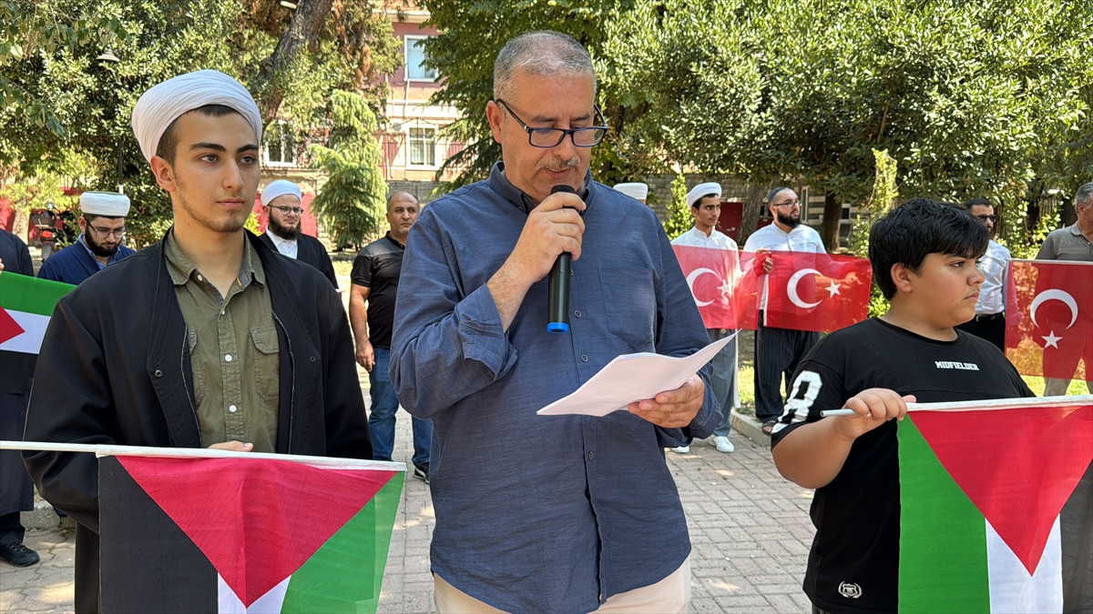 Kırklareli'nde Heniyye suikastı protesto edildi