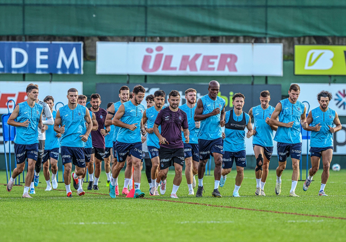 Trabzonspor,  St. Gallen maçı hazırlıklarına başladı