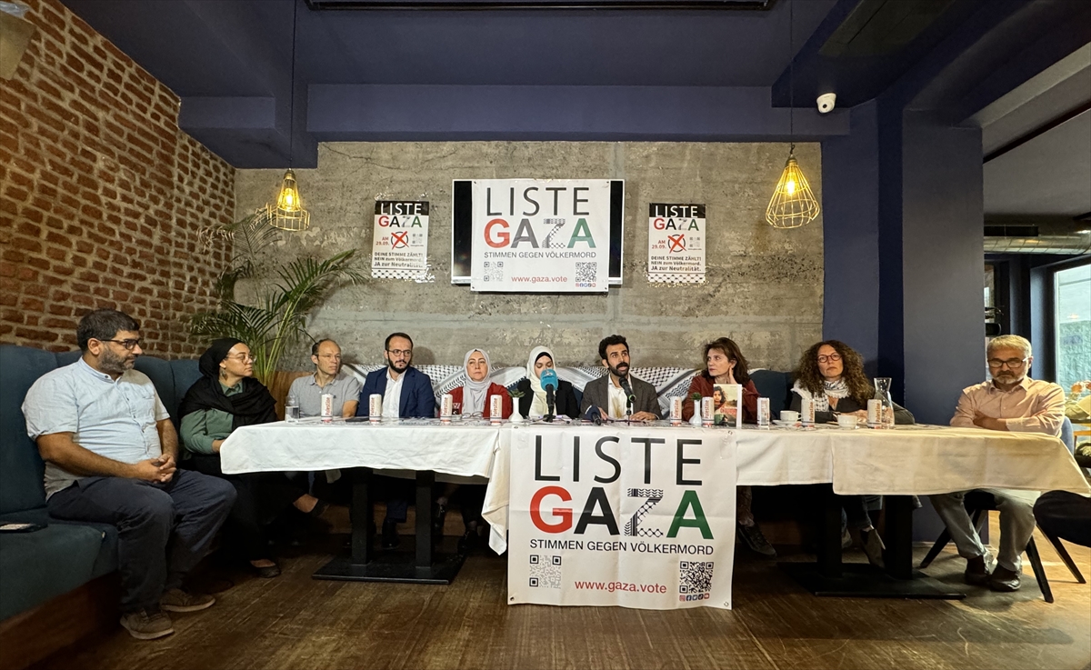 Avusturya'da 29 Eylül'de yapılacak seçimde yarışacak “Liste Gaza'nın” adayları tanıtıldı