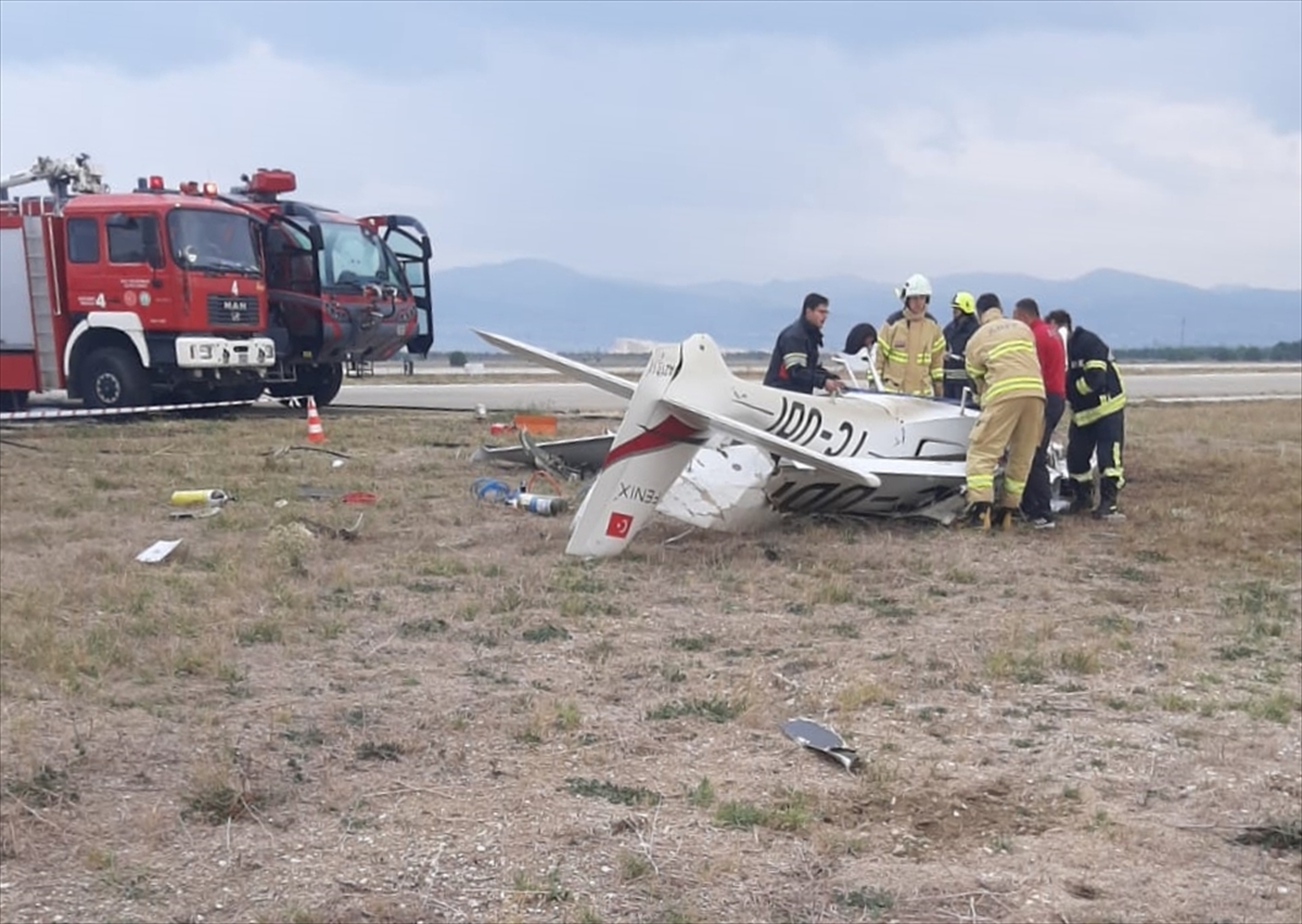 GÜNCELLEME – Bursa'da eğitim uçağının düşmesi sonucu iki pilot öldü