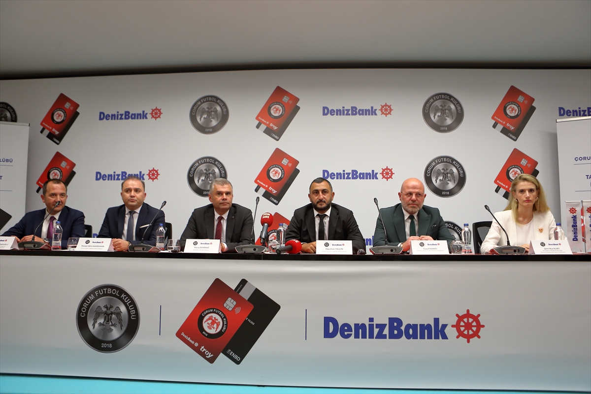 Çorum FK, DenizBank ile taraftar kart sözleşmesi imzaladı