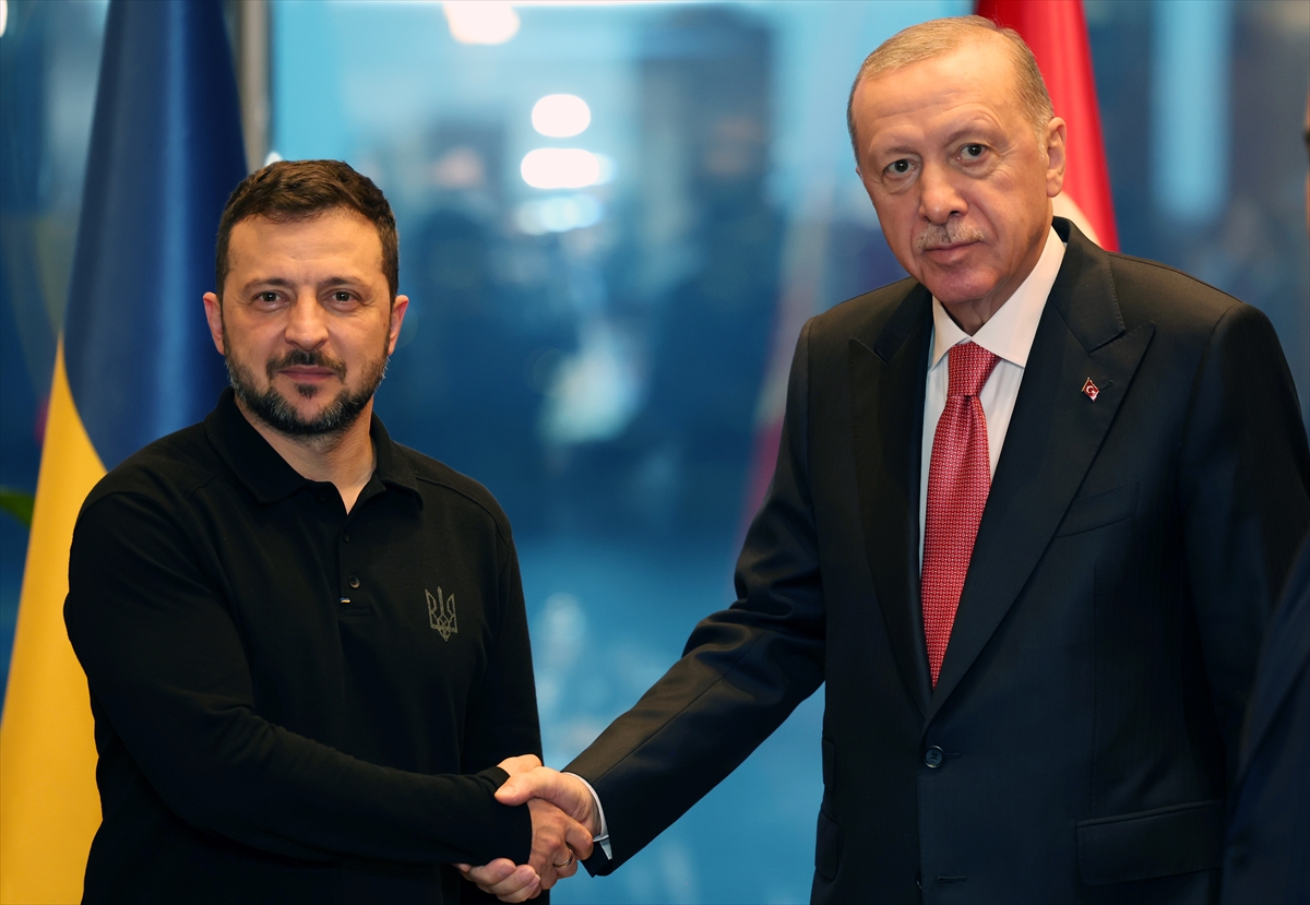 Cumhurbaşkanı Erdoğan, Ukrayna Devlet Başkanı Zelenskiy ile görüştü