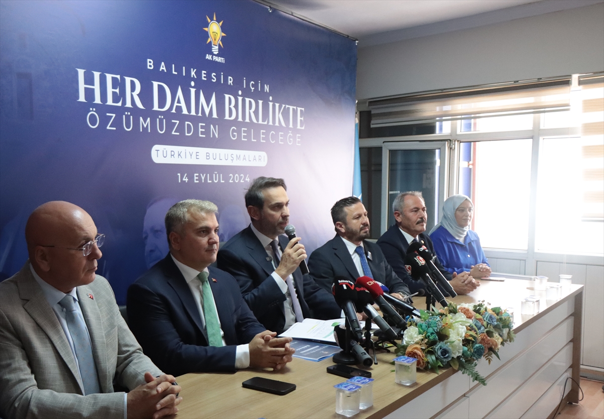 Enerji ve Tabii Kaynaklar Bakanı Bayraktar, Balıkesir'de konuştu: