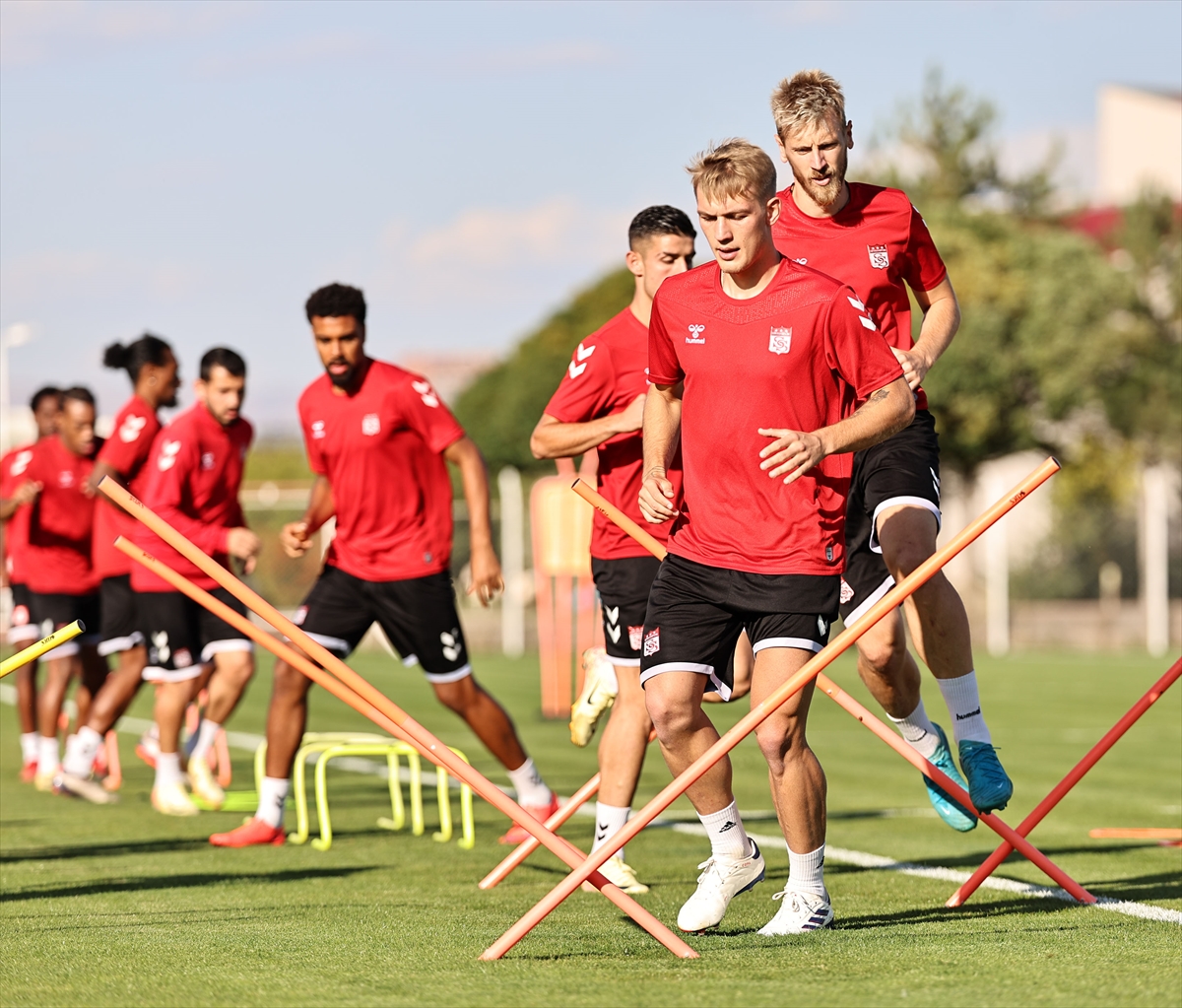 Sivasspor, Göztepe maçının hazırlıklarını sürdürdü