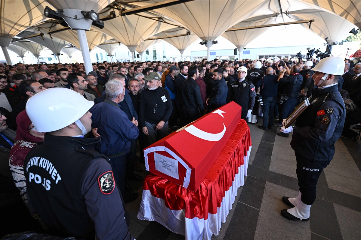 Evlilik yıldönümünde şehit düşen mühendis Ekici'ye veda