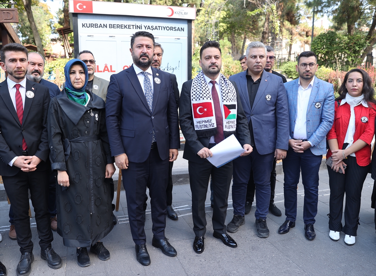 İç Anadolu'da AK Parti İl Başkanlıklarından İsrail'e tepki