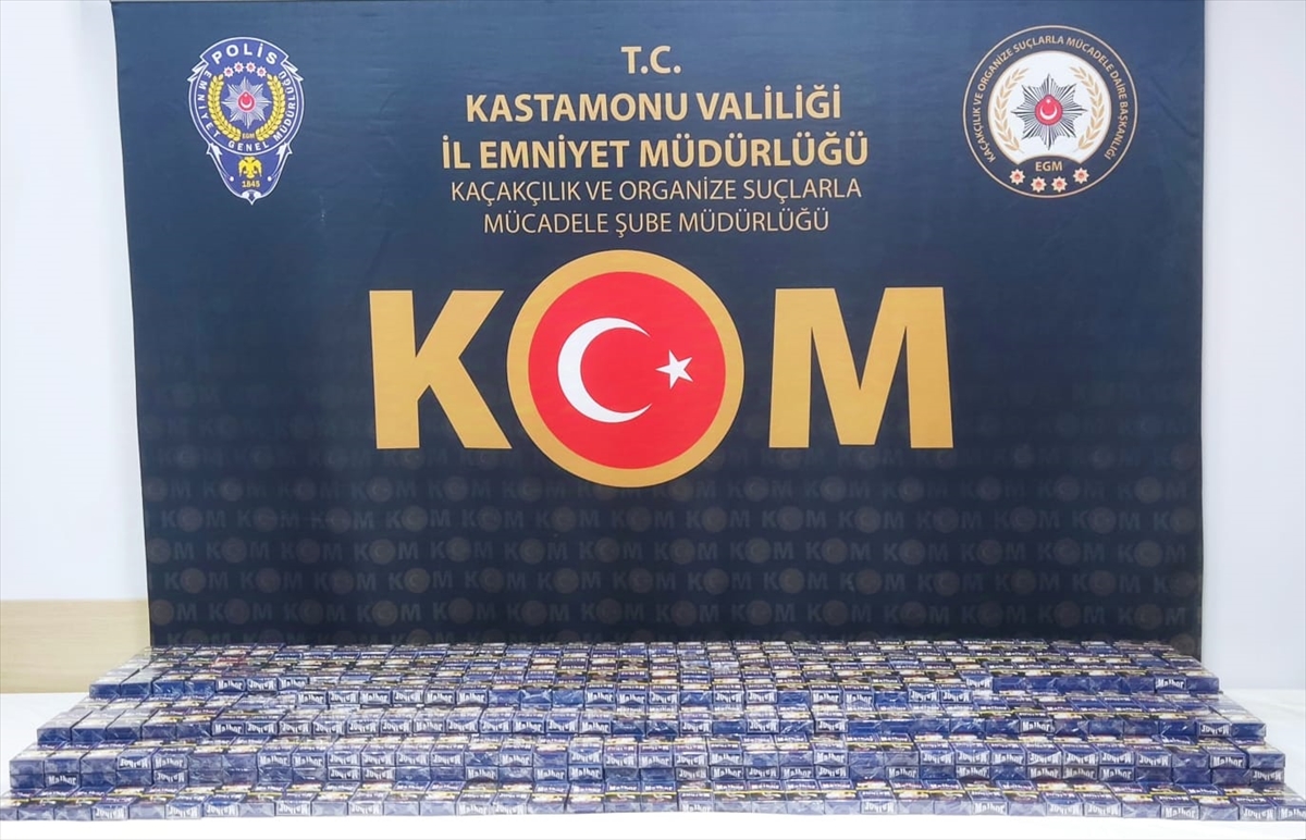 Kastamonu'da düzenlenen kaçak içki ve tütün operasyonlarında 2 kişi gözaltına alındı