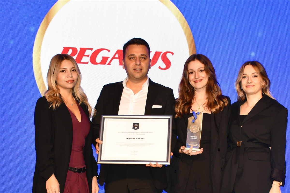 Pegasus, Youth Awards'ta “gençlerin en çok çalışmak istediği” şirket seçildi