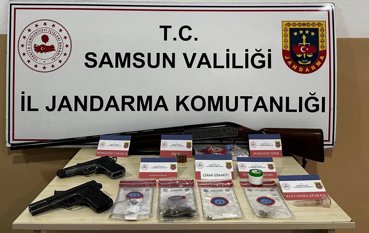 Samsun'da uyuşturucu operasyonunda 2 şüpheli yakalandı