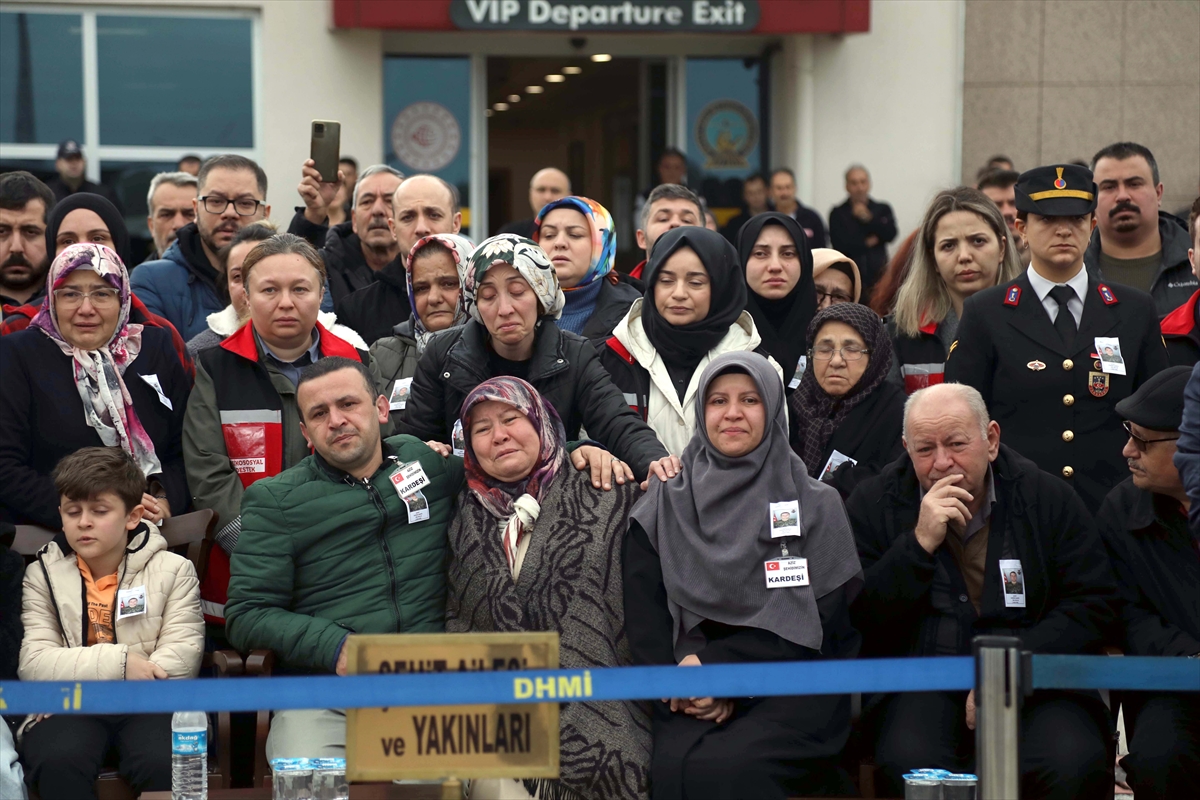 Şırnak'ta Pençe-Kaplan Operasyonu bölgesinde şehit olan askerin naaşı Samsun'a getirildi