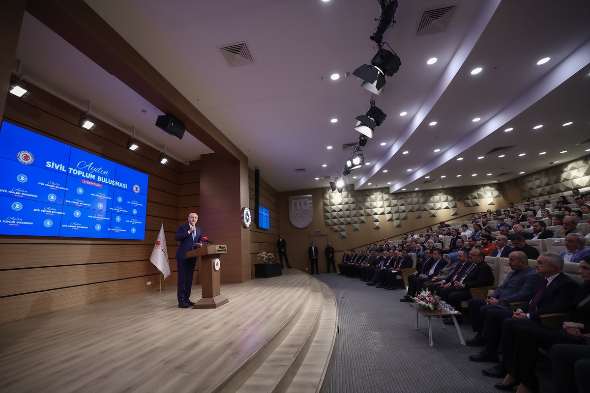 TBMM Başkanı Kurtulmuş, Aydın'da STK temsilcileriyle bir araya geldi: