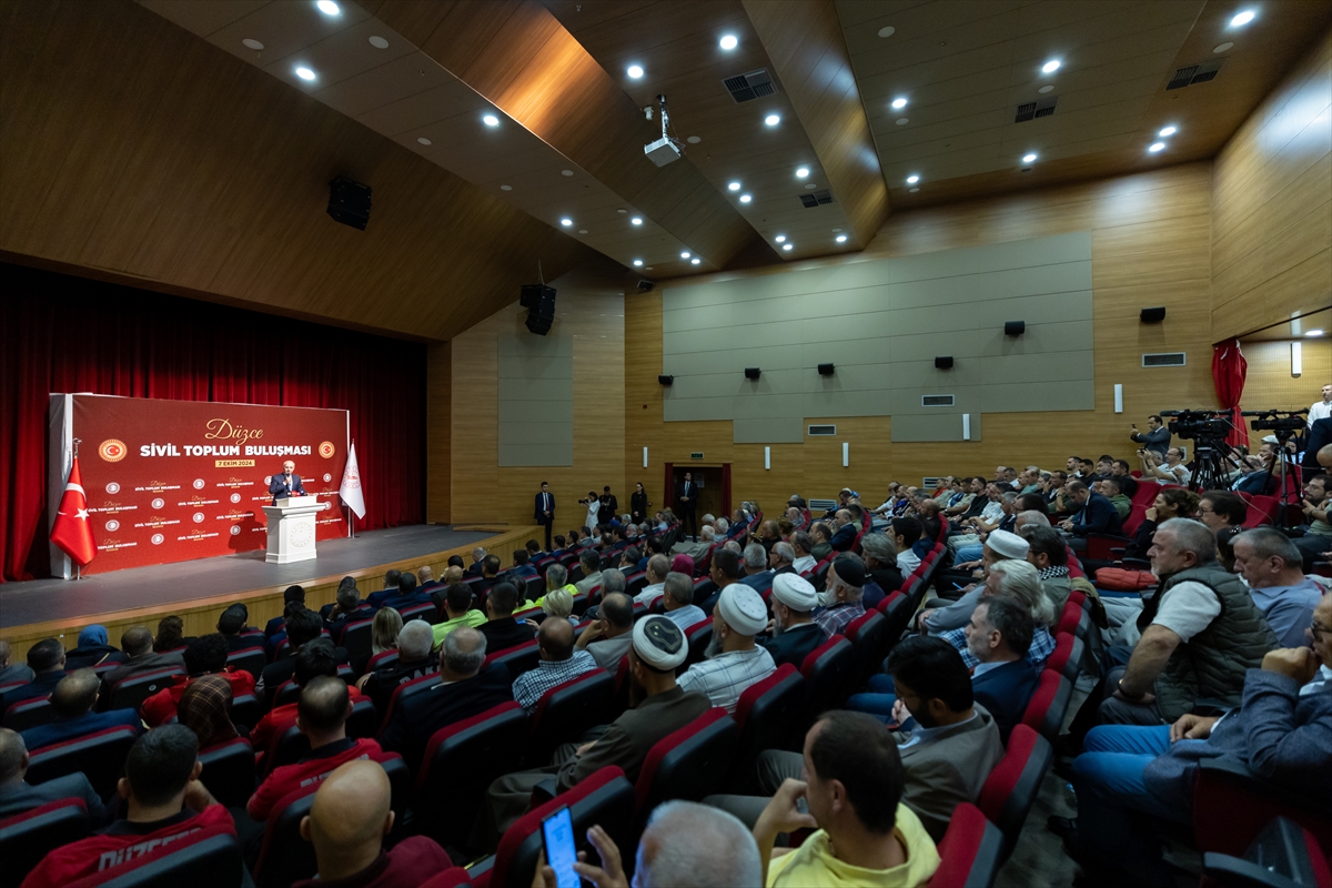 TBMM Başkanı Kurtulmuş, Düzce'de “Sivil Toplum Buluşması” programında konuştu: