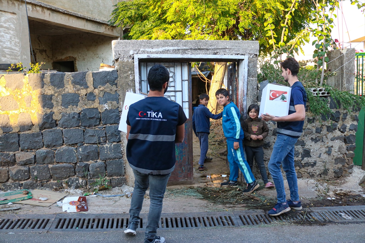 TİKA'dan Lübnan'a gıda ve hijyen malzemesi desteği