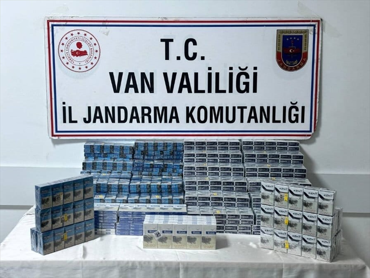 Van'da jandarma ekiplerinin kaçakçılık operasyonlarında 95 şüpheli yakalandı