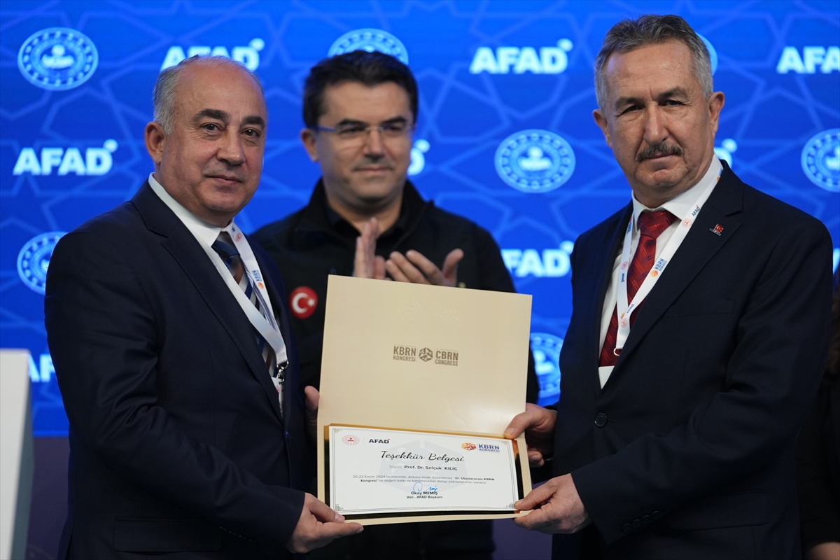 AFAD Başkanlığınca “3. Uluslararası KBRN Kongresi” düzenlendi