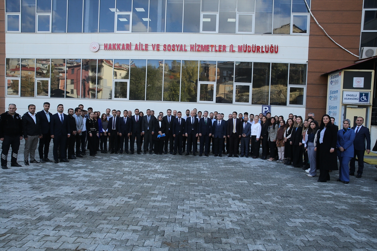 Aile ve Sosyal Hizmetler Bakan Yardımcısı Tarıkdaroğlu, Hakkari'de “Hizmet İçi Eğitim Programına” katıldı: