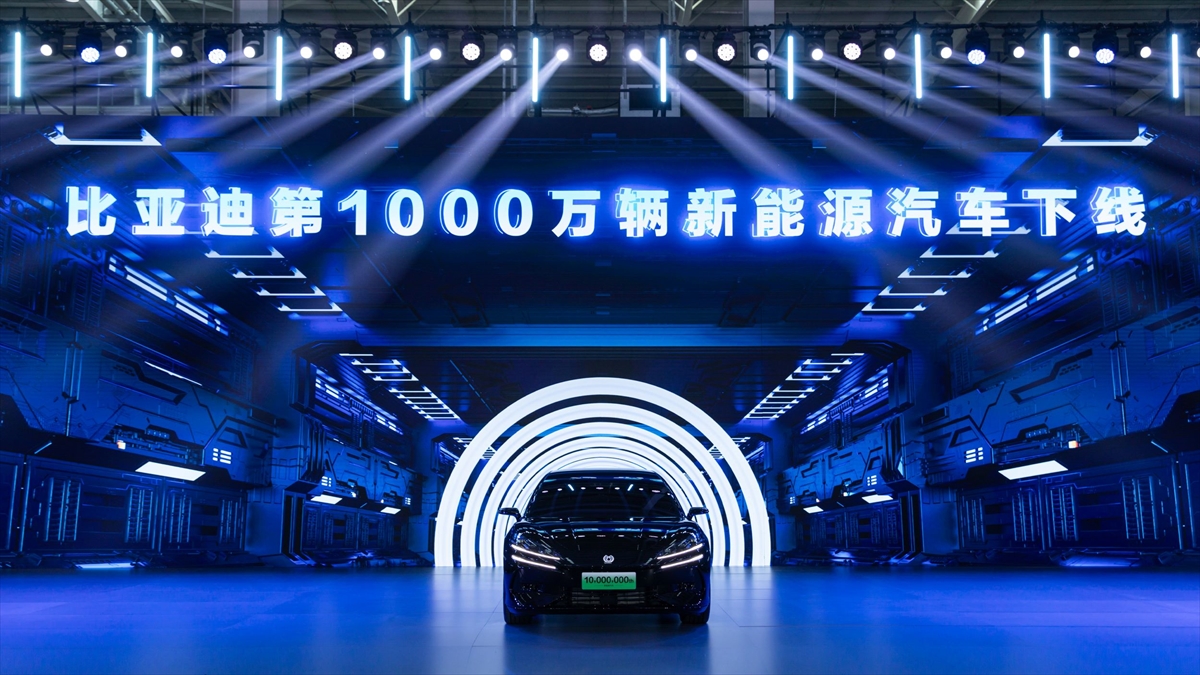 BYD, 30. yılını 10 milyonuncu araç üretimiyle kutladı