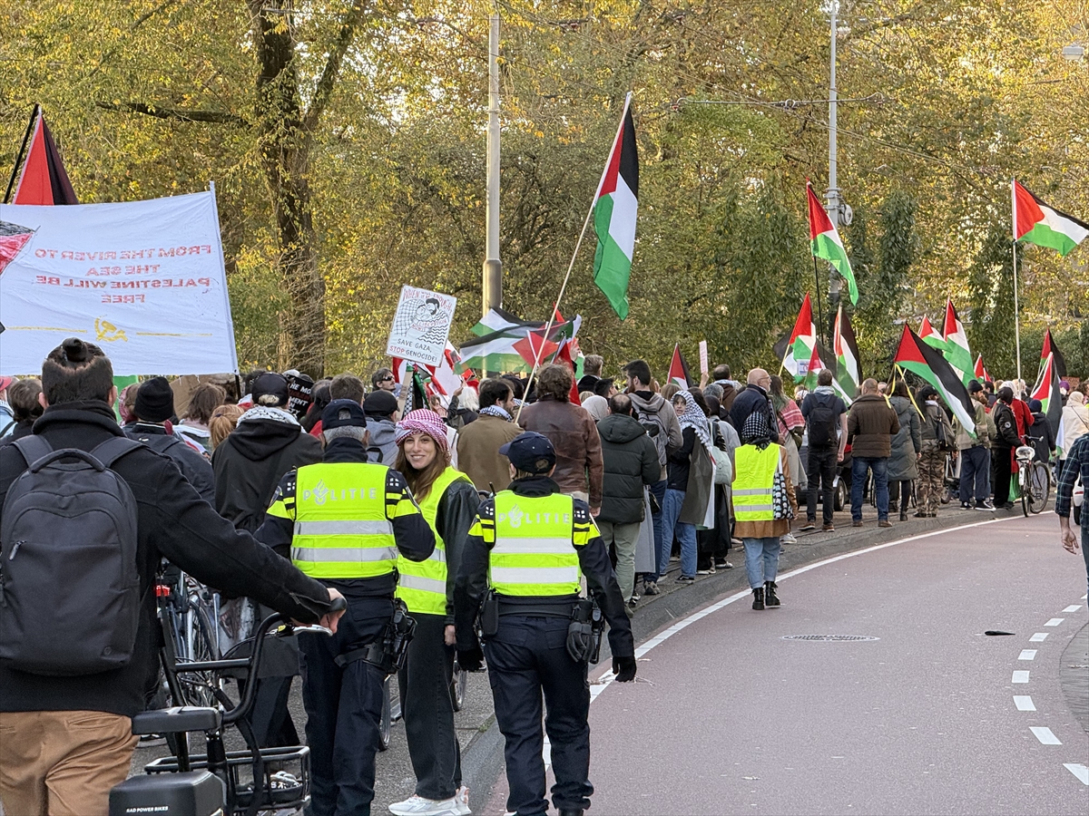 Filistin'in işgaline zemin hazırlayan Balfour Deklarasyonu, Hollanda'da protesto edildi