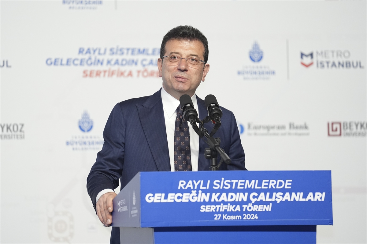 İstanbul'da “Raylı Sistemlerde Geleceğin Kadın Çalışanları” programı sertifika töreni yapıldı