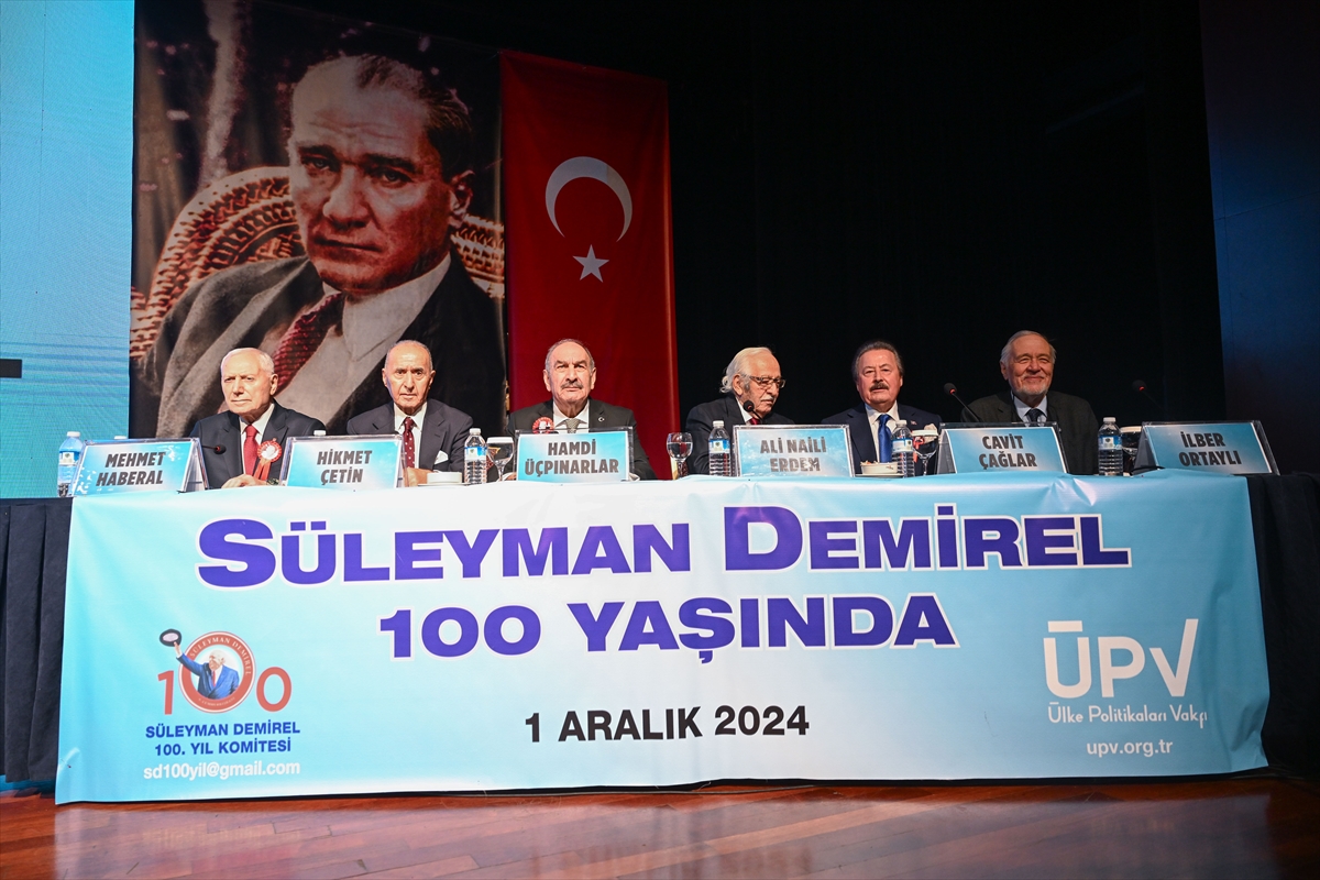 9. Cumhurbaşkanı Süleyman Demirel, doğumunun 100. yılında İstanbul'da anıldı