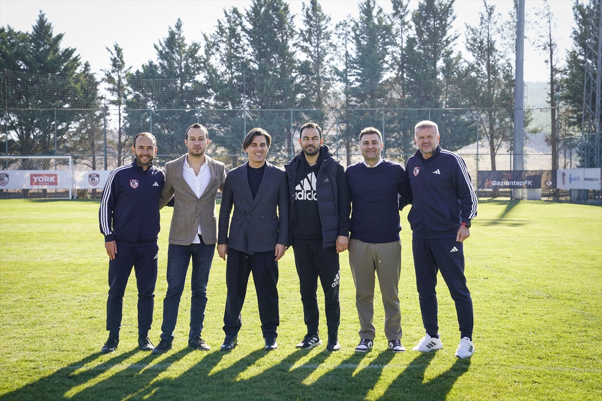 A Milli Futbol Takımı Teknik Direktörü Montella, Gaziantep FK'yi ziyaret etti