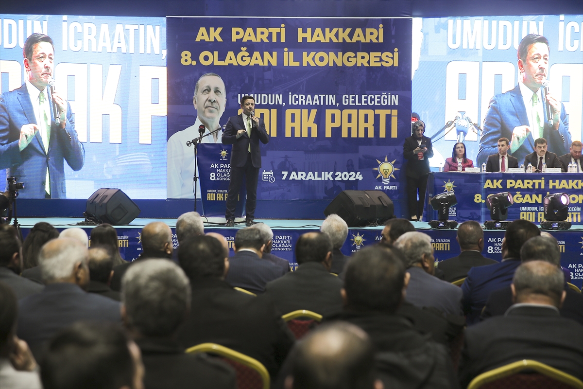 AK Parti Genel Başkan Yardımcısı Dağ, partisinin Hakkari kongresine katıldı: