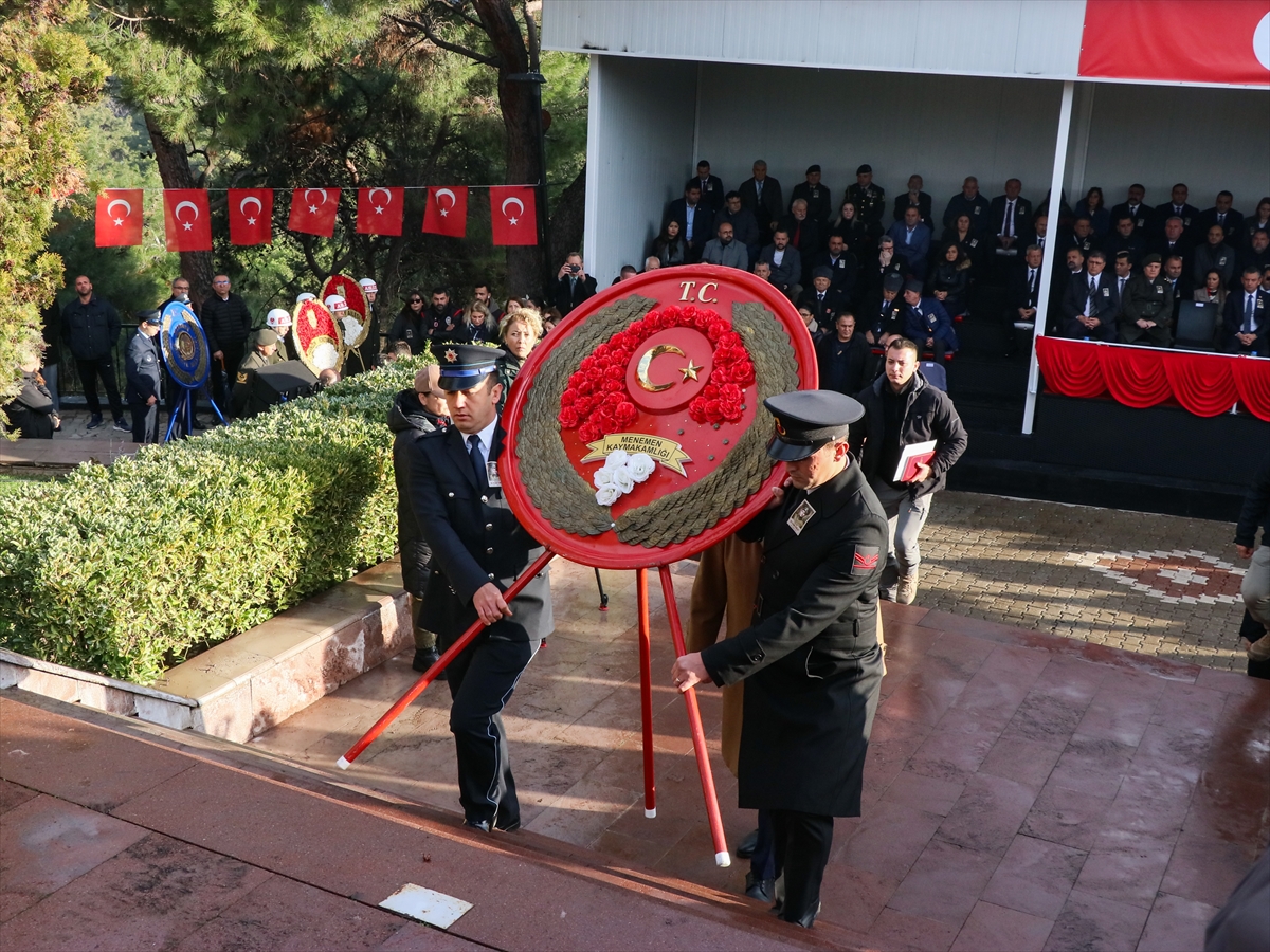 Asteğmen Kubilay şehit edilişinin 94. yılında Menemen'de anıldı