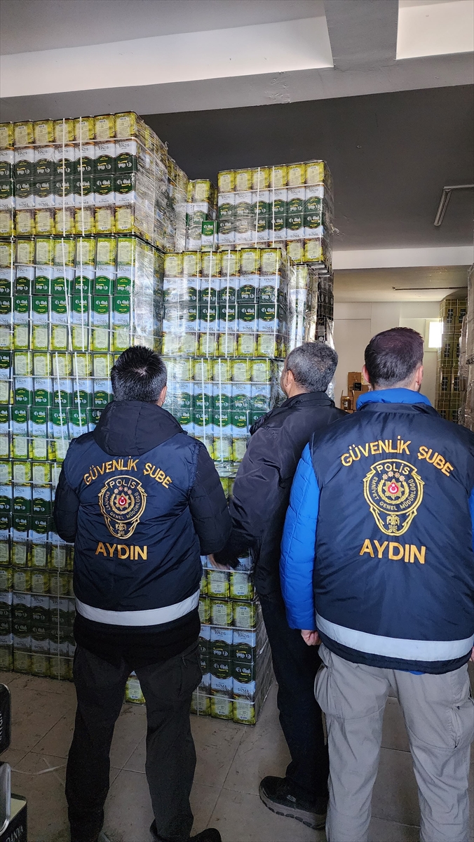 Aydın'da 3,5 ton tağşişli zeytinyağı ele geçirildi