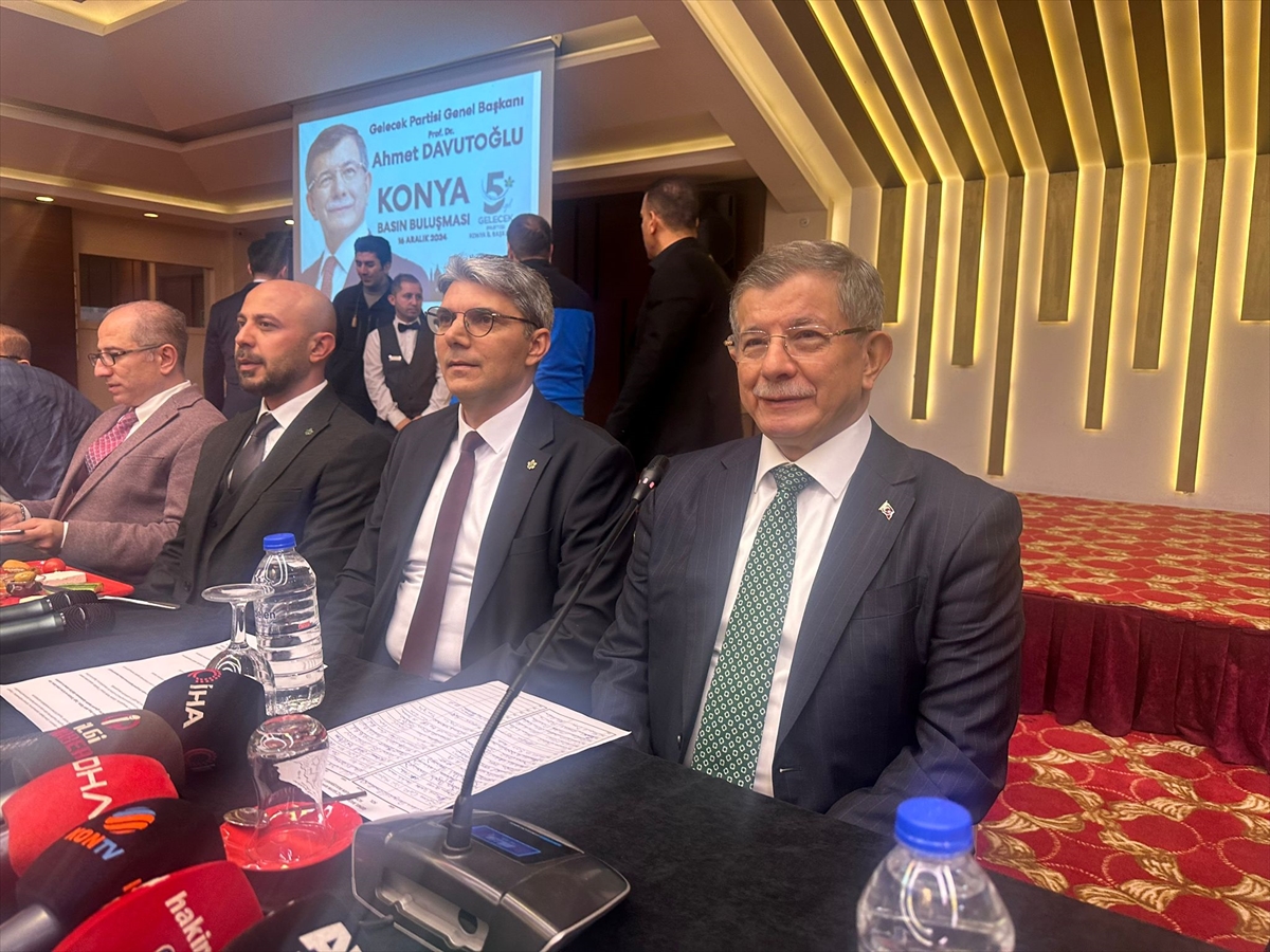 Gelecek Partisi Genel Başkanı Davutoğlu, Konya'da konuştu: