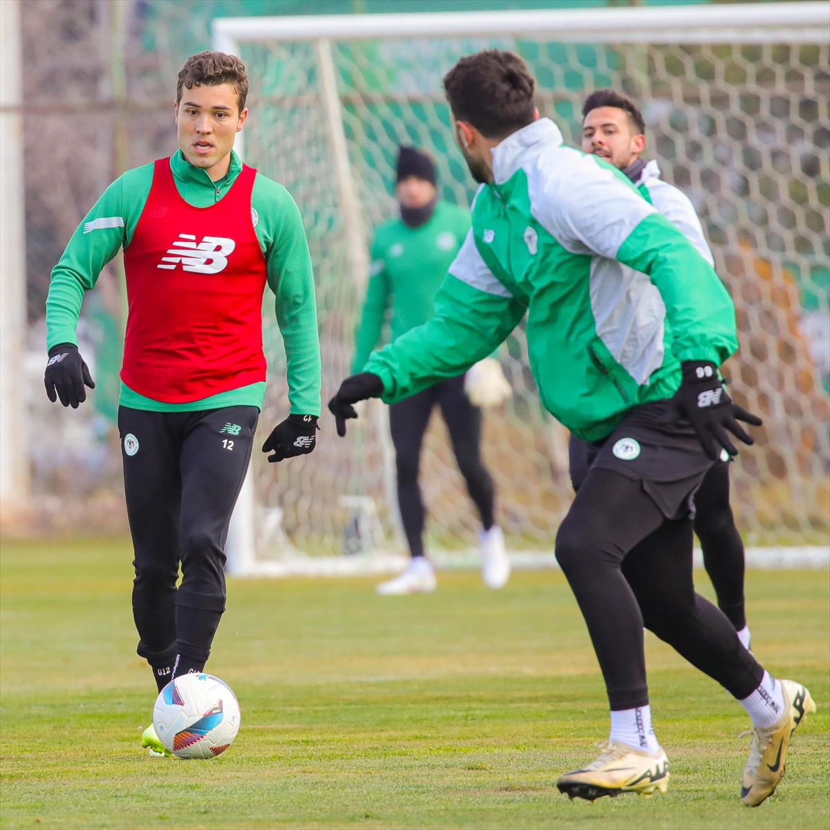 Konyaspor, Alanyaspor maçı hazırlıklarını sürdürdü