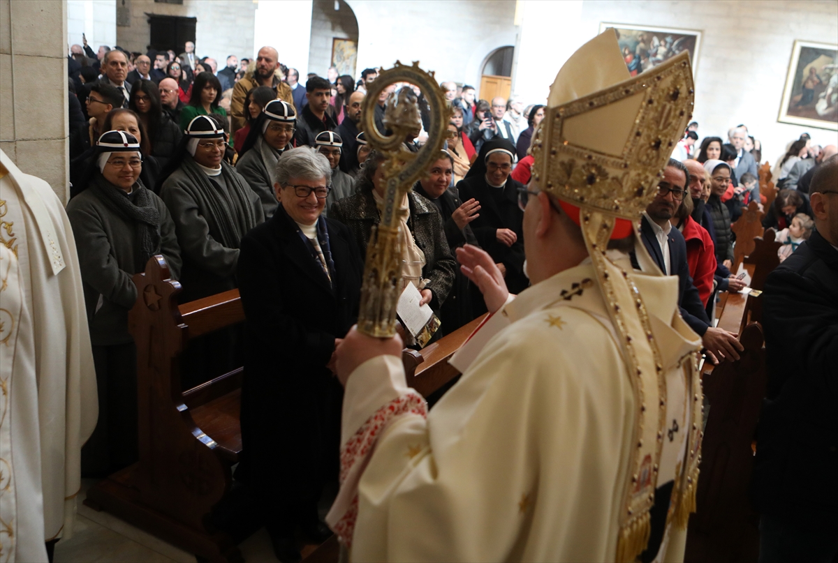 Kudüs Latin Patriği, Beytullahim’deki Noel ayininde Gazze’ye destek çağrısı yaptı