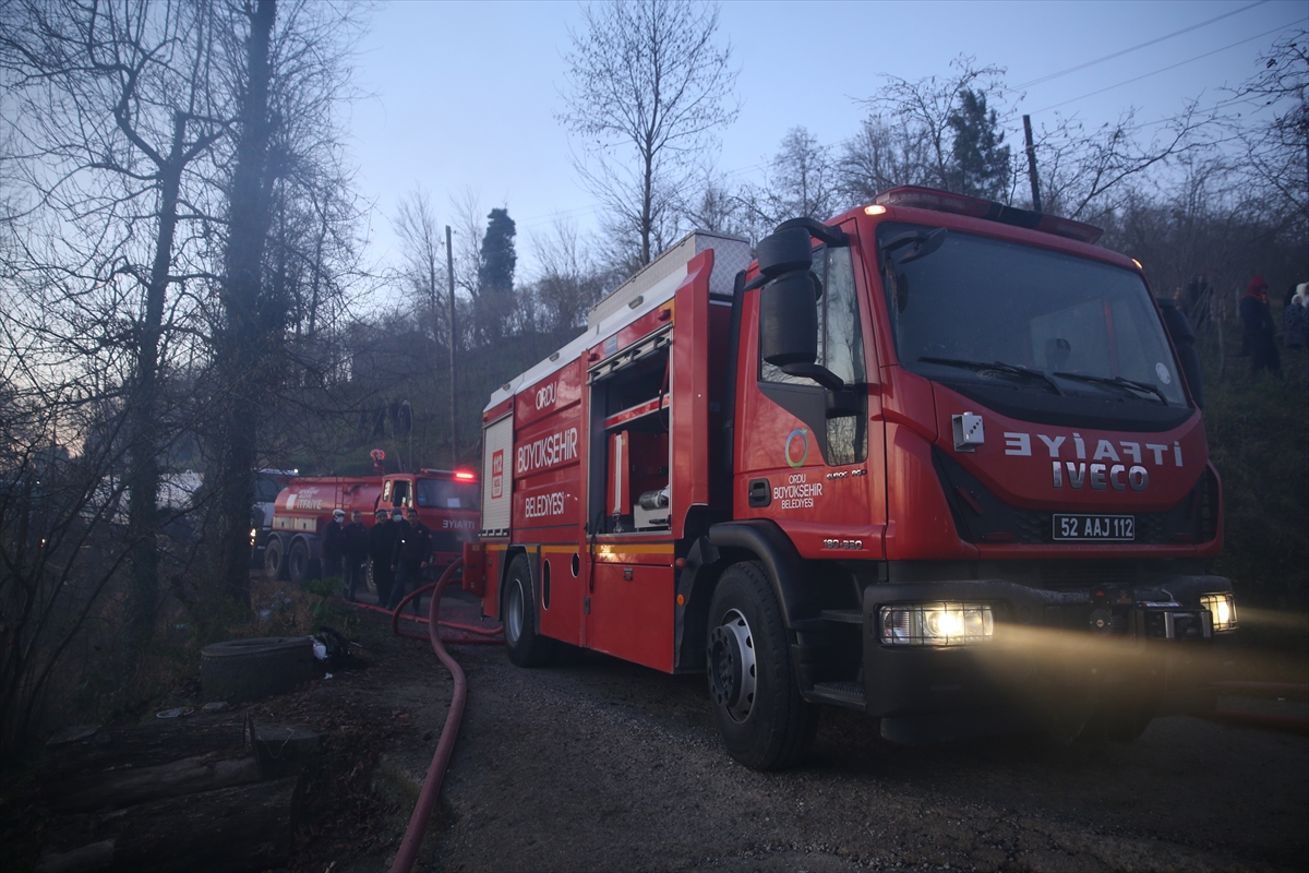 Ordu'da 94 yaşındaki kadın yangında hayatını kaybetti