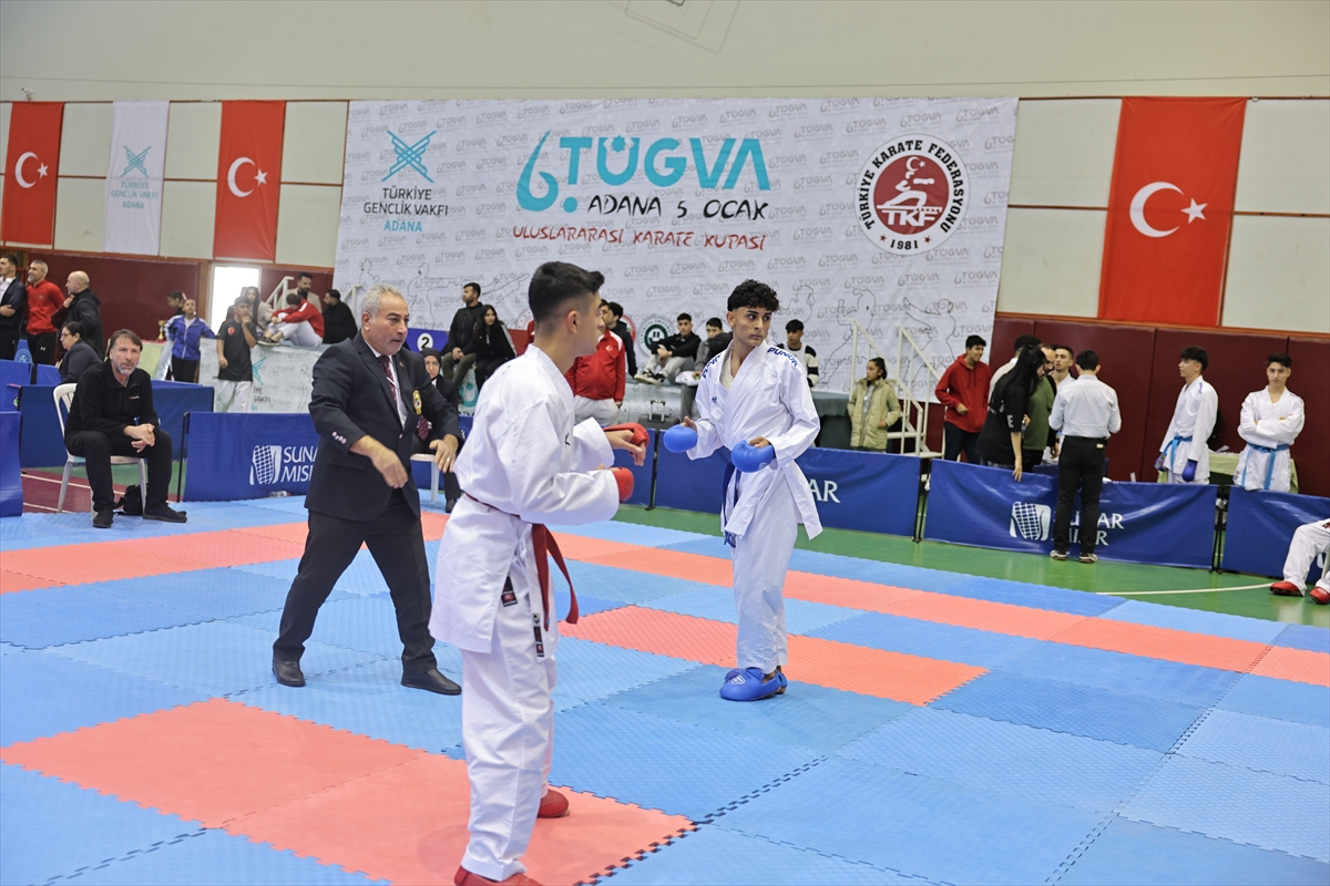 6. TÜGVA Adana 5 Ocak Uluslararası Karate Kurtuluş Kupası müsabakaları tamamlandı