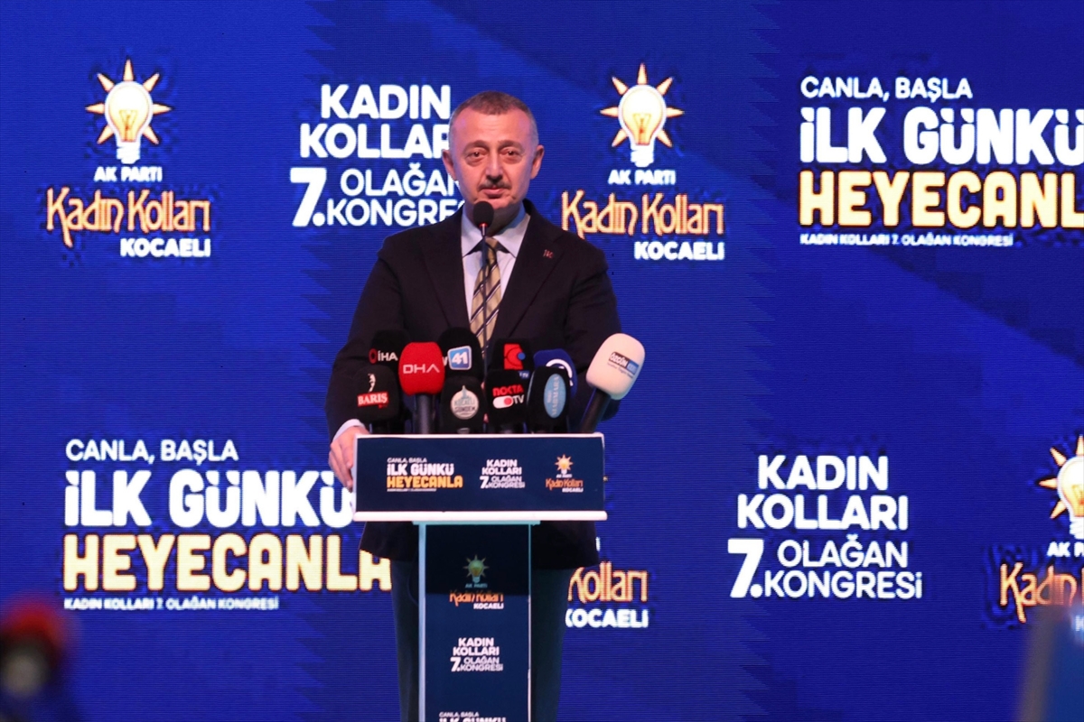 AK Parti Kocaeli 7. Olağan İl Kadın Kolları Kongresi yapıldı