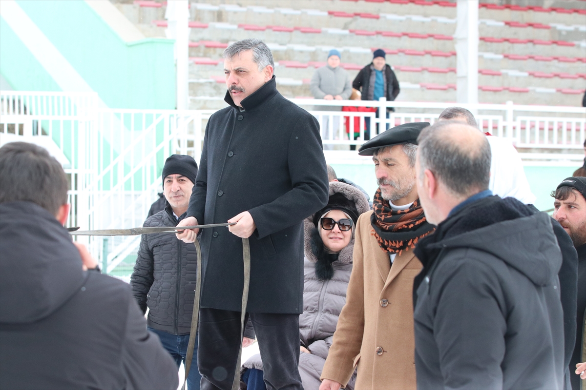 Erzurum'da, Geleneksel Atlı Kızak Şöleni düzenlendi