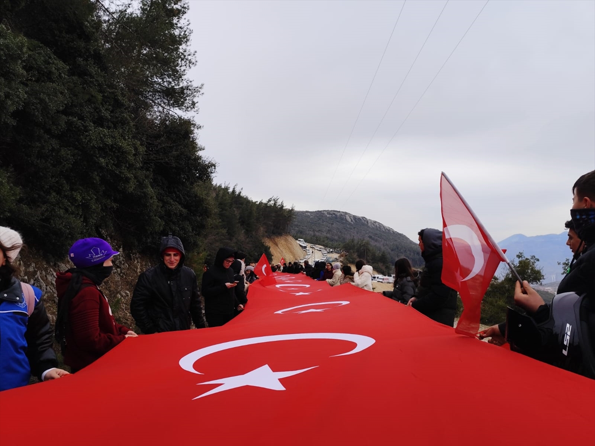 Hatay'da Sarıkamış şehitleri anısına yürüyüş düzenlendi