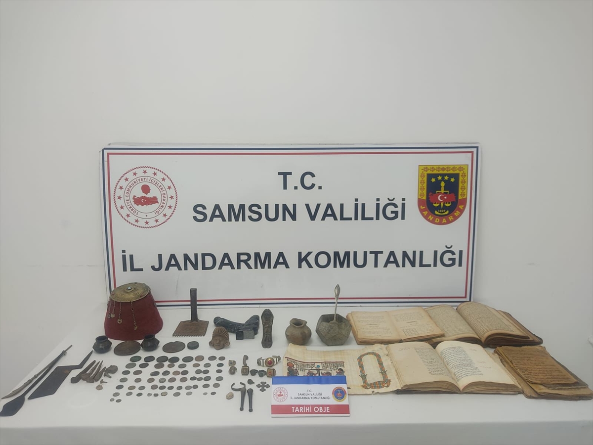 Samsun'da tarihi eser kaçakçılığı operasyonunda 1 kişi yakalandı