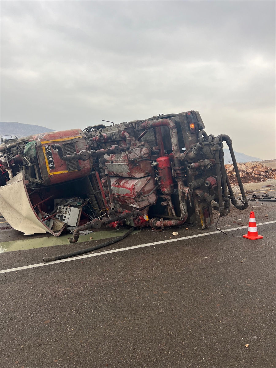 Şırnak'ta sondaj aracının devrilmesi sonucu 1 kişi öldü, 1 kişi yaralandı