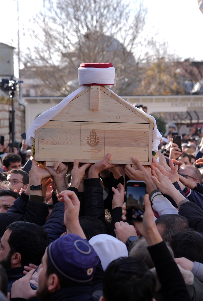 Suriyeli alim El Rifai için Fatih Camisi'nde cenaze töreni düzenlendi